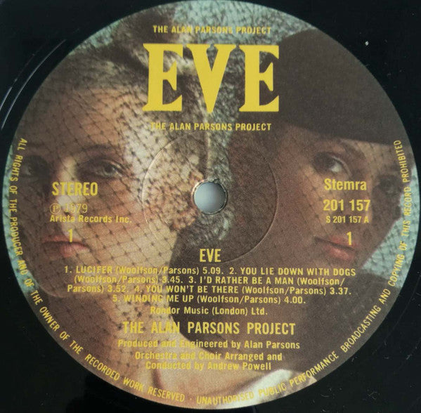 Alan Parsons Project, The : Eve (LP,Album,Stereo)
