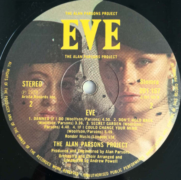 Alan Parsons Project, The : Eve (LP,Album,Stereo)