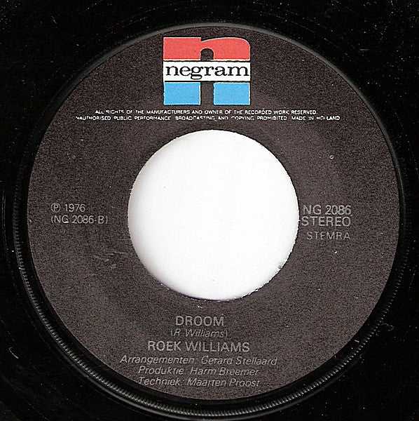 Roek Williams : E-35 (7",Single,45 RPM)