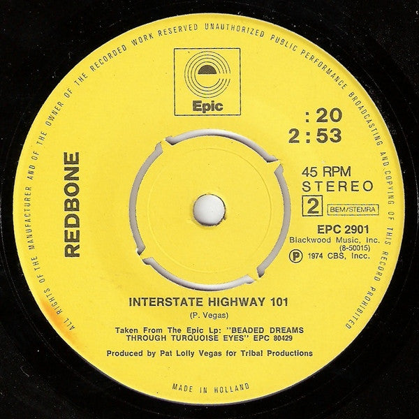 Redbone : Suzi Girl (7",45 RPM,Single)