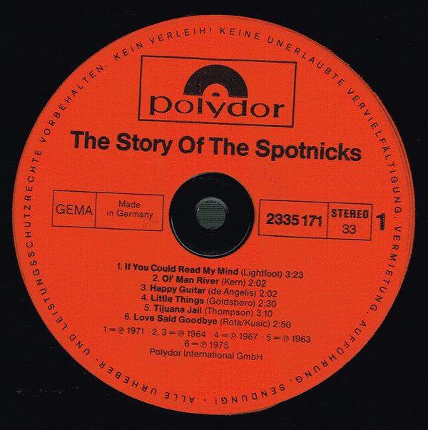 The Spotnicks : The Story Of The Spotnicks (2xLP, Comp)