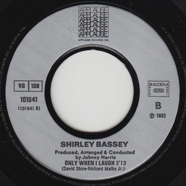 Shirley Bassey : All By Myself (7",45 RPM,Single)