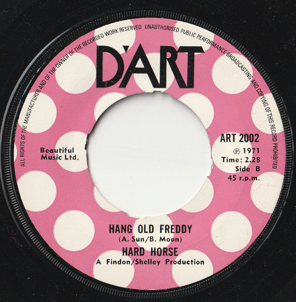 Hard Horse : Let It Ride (7",45 RPM,Single)
