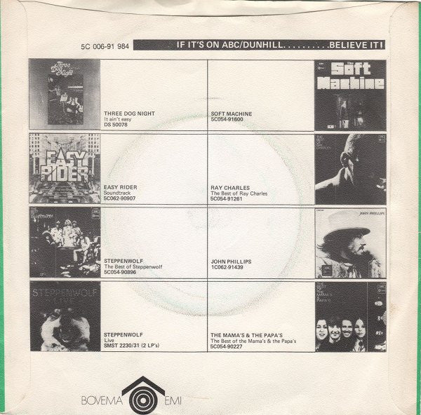 Beach Boys, The : Tears In The Morning (7",45 RPM,Single)