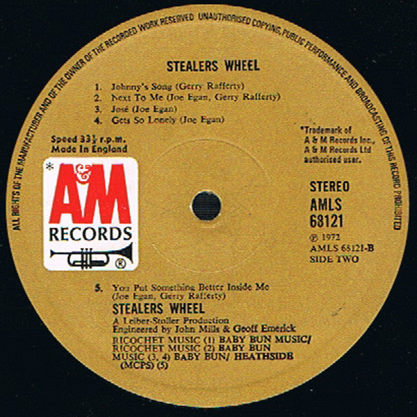 Stealers Wheel : Stealers Wheel (LP, Album)