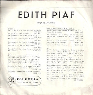 Edith Piaf : Non, Je Ne Regrette Rien / Les Mots D'Amour (7",Single)