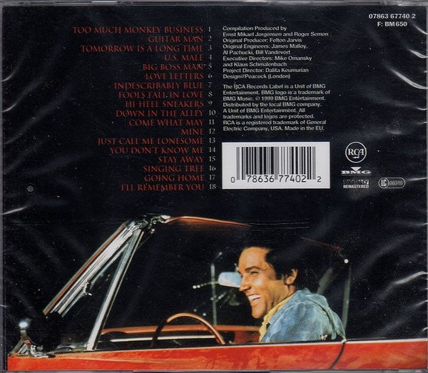 Elvis Presley : Tomorrow Is A Long Time (Compilation,Remastered)