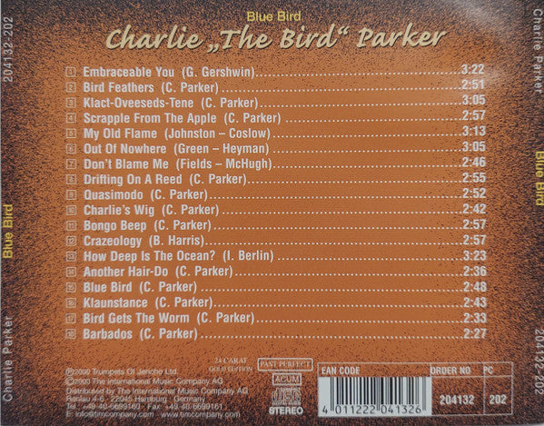 Charlie Parker : Blue Bird (Compilation)