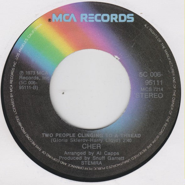 Chér* : Dark Lady (7", Single, Whi)