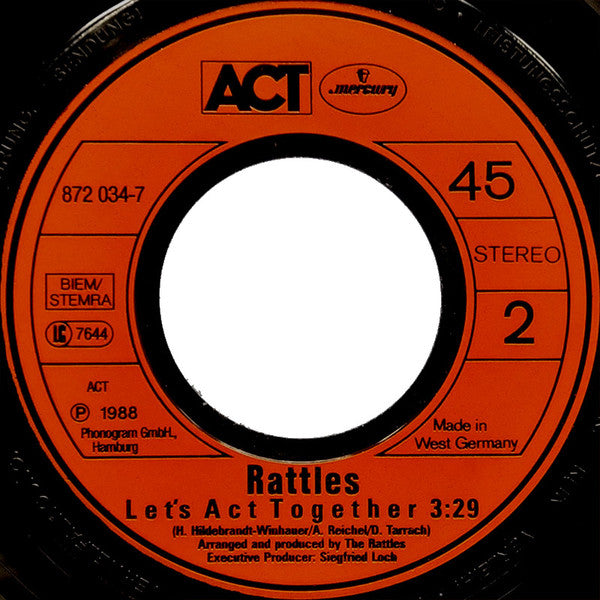 Rattles, The : Hot Wheels (7",Single,45 RPM)