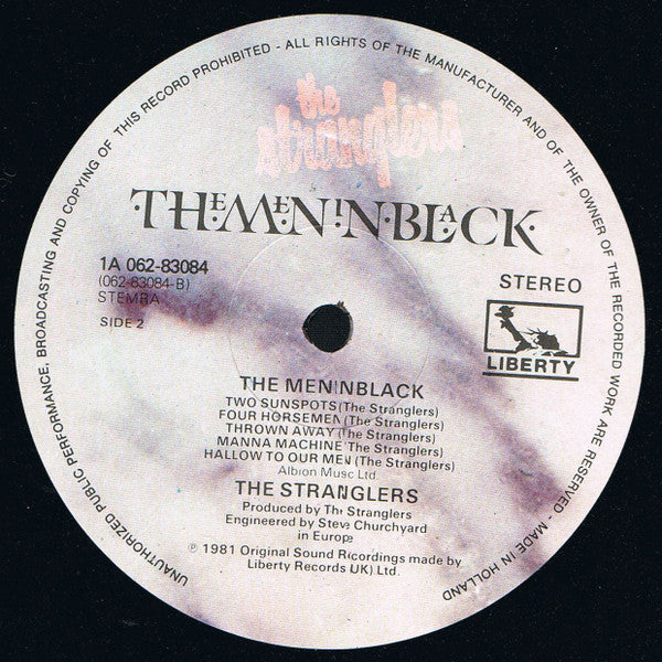 The Stranglers : The Gospel According To The Meninblack (LP, Album, Gat)