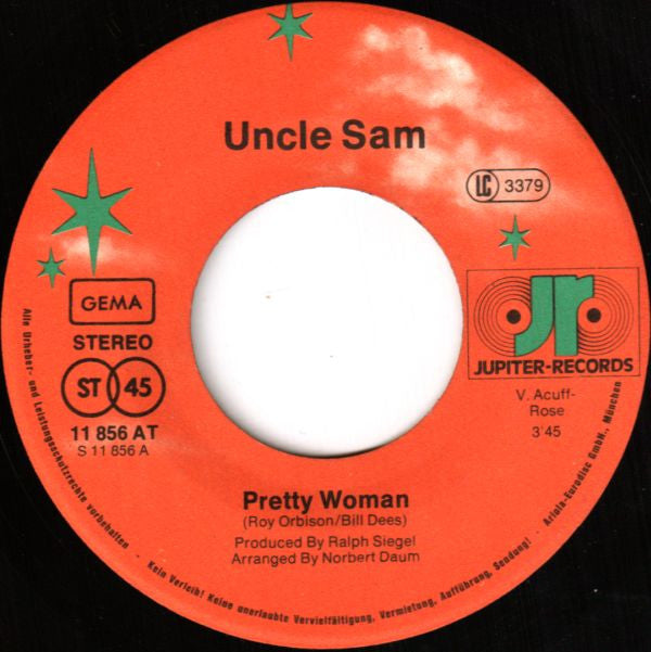 Uncle Sam (2) : Pretty Woman (7",45 RPM,Single)