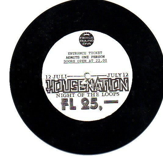 Fierce Ruling Diva : Housenation (7",Single Sided,Etched,White Label)