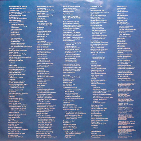 Janis Ian : Night Rains (LP,Album)