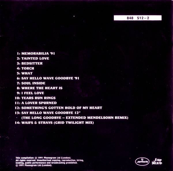 Soft Cell / Marc Almond : Memorabilia - The Singles (Compilation)