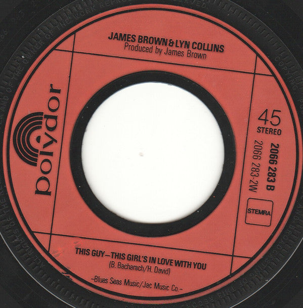 James Brown & Lyn Collins : What My Baby Needs Now Is A Little More Lovin' (7",45 RPM,Stereo)