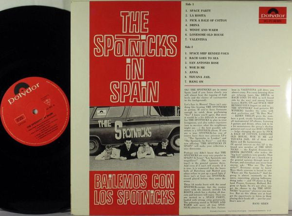 The Spotnicks : The Spotnicks In Spain (Bailemos Con Los Spotnicks) (LP, Album, Mono)