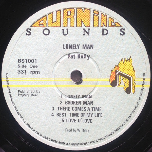 Pat Kelly : Lonely Man (LP,Album)