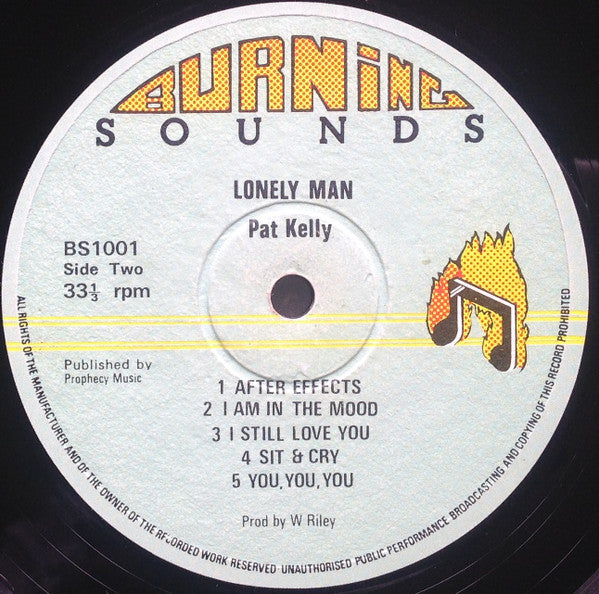 Pat Kelly : Lonely Man (LP,Album)