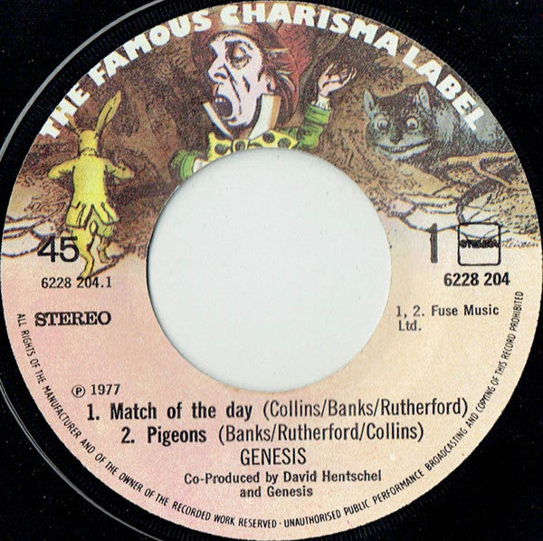 Genesis : Spot The Pigeon (7",45 RPM,EP)