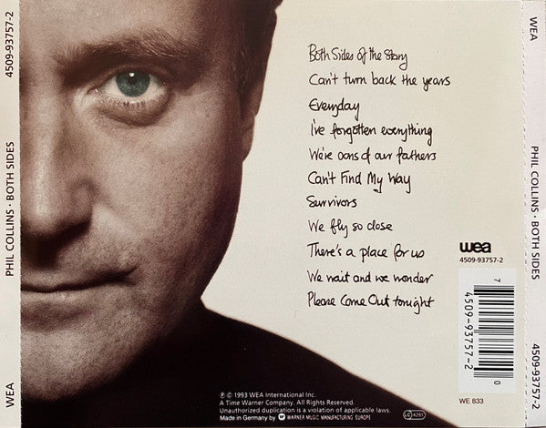 Phil Collins : Both Sides (Album)