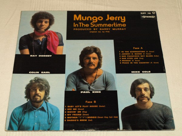 Mungo Jerry : In The Summertime (LP,Stereo)