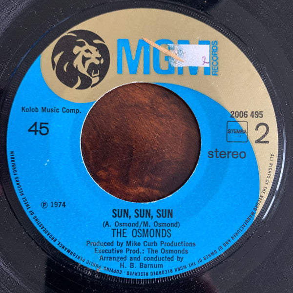 Osmonds, The : Having A Party (7",45 RPM,Single)