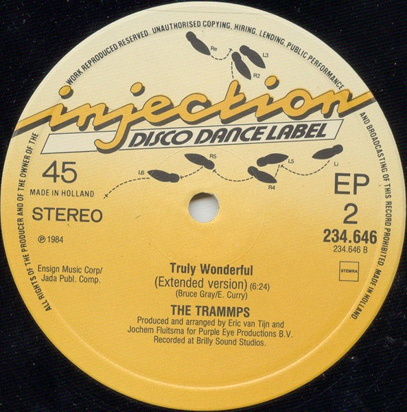 Trammps, The : Move (12",45 RPM,EP,Maxi-Single,Stereo)