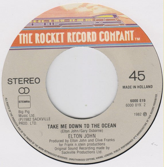 Elton John : Empty Garden (7",45 RPM)