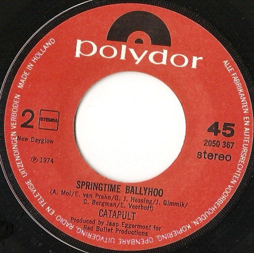 Catapult : Seven Eleven (7",45 RPM,Single,Stereo)