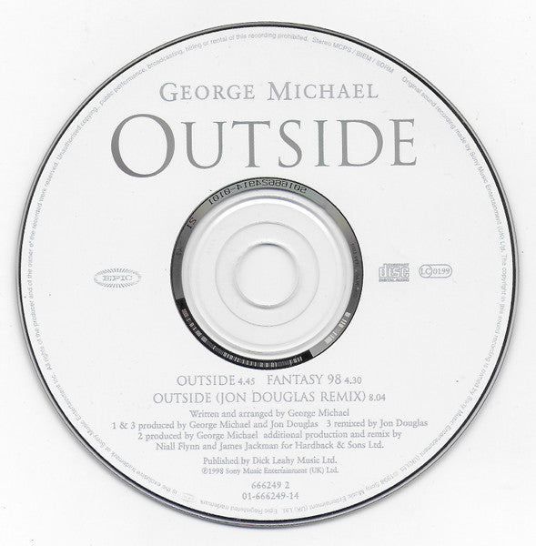 George Michael : Outside (Maxi-Single,Stereo)