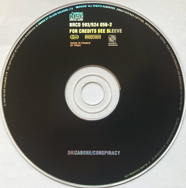 Drizabone : Conspiracy (Album)