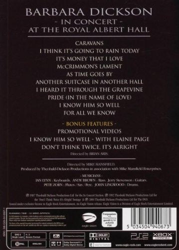 Barbara Dickson : In Concert - At The Royal Albert Hall (DVD-Video)