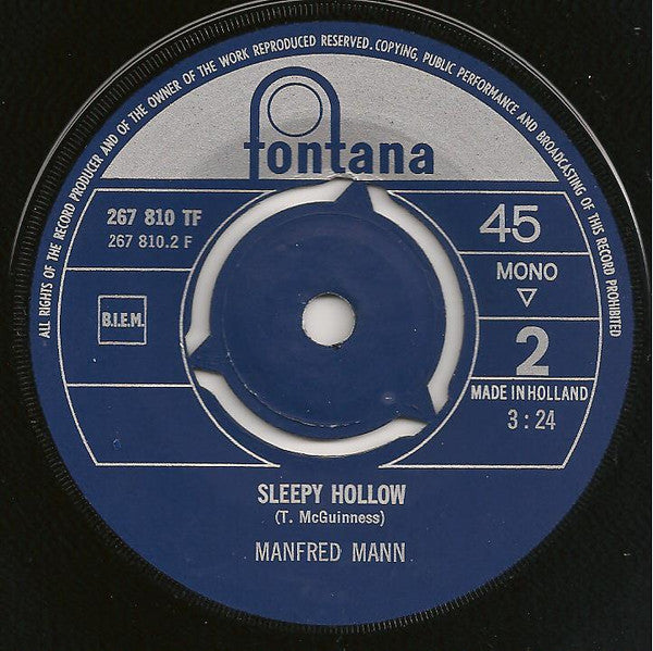 Manfred Mann : Up The Junction (7",45 RPM,Single,Mono)