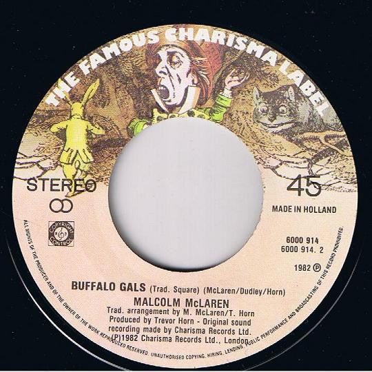 Malcolm McLaren & World's Famous Supreme Team : Buffalo Gals (7",45 RPM)