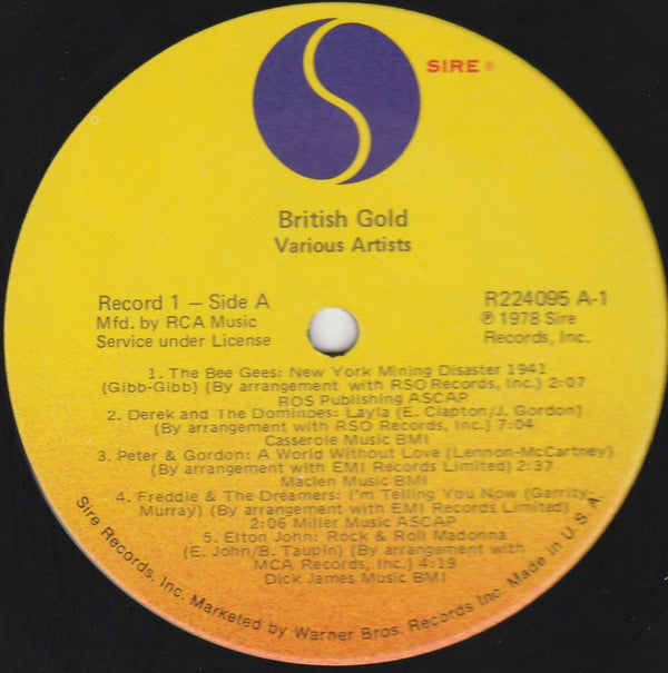 Various : British Gold (LP,Compilation,Club Edition)