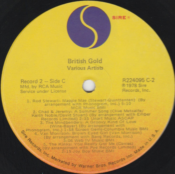 Various : British Gold (LP,Compilation,Club Edition)