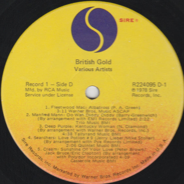 Various : British Gold (LP,Compilation,Club Edition)