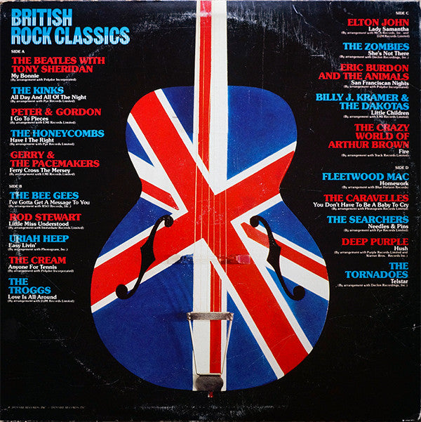 Various : British Rock Classics (LP,Compilation,Club Edition)