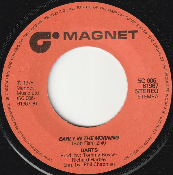 Darts : Don't Let It Fade Away (7")