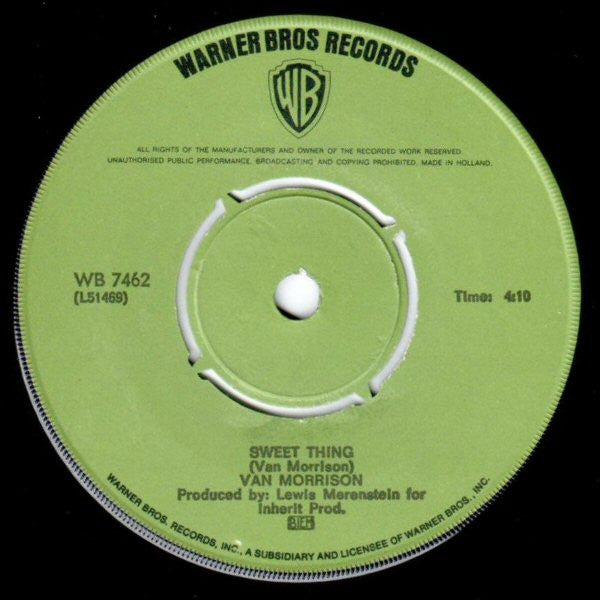 Van Morrison : Blue Money (7",45 RPM,Single)