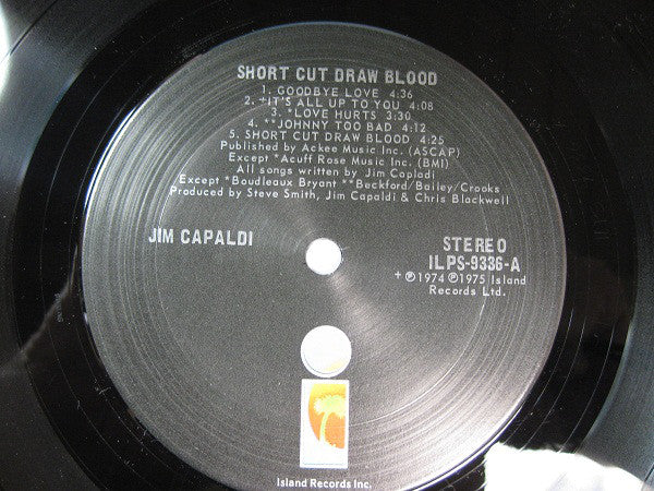 Jim Capaldi : Short Cut Draw Blood (LP, Album, San)