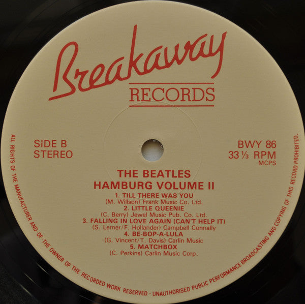 Beatles, The : The Hamburg Tapes Volume 2 (LP)