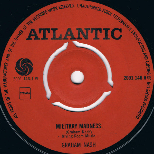Graham Nash : Military Madness (7", Single)