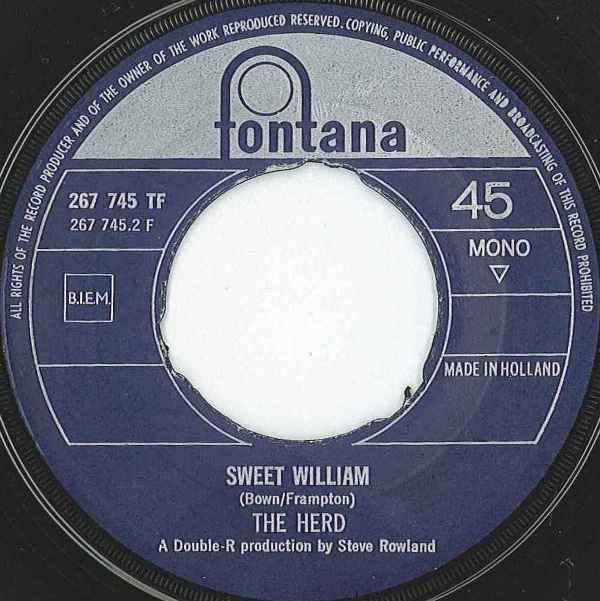 Herd : From The Underworld (7",45 RPM,Single,Mono)