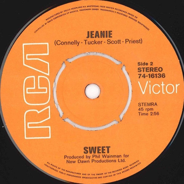Sweet, The : Poppa Joe (7",45 RPM,Single,Stereo)
