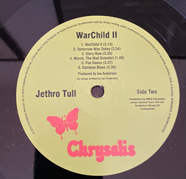 Jethro Tull : WarChild II (LP,Album)