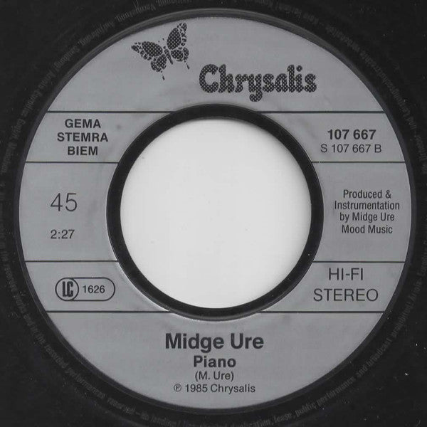 Midge Ure : If I Was (7",45 RPM,Single)
