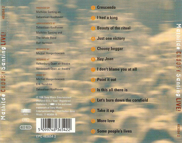 Mathilde Santing : Choosy Live! ()