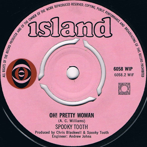Spooky Tooth : That Was Only Yesterday / Oh! Pretty Woman (7",Single,45 RPM)